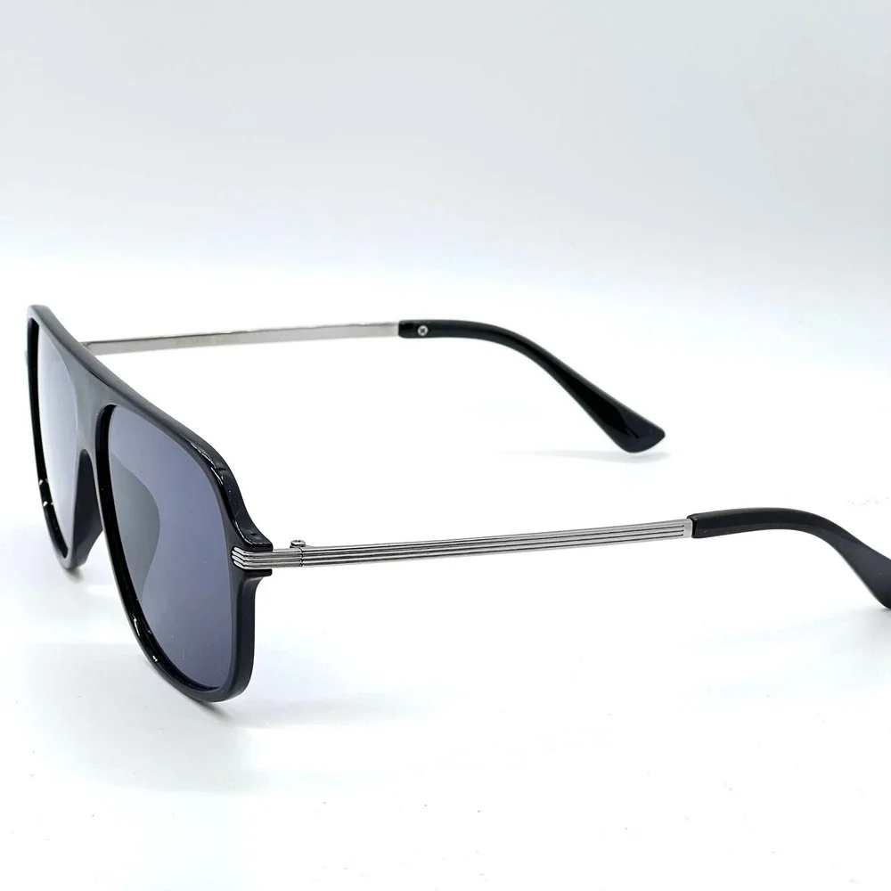 Aviator Sunglasses‎ Men's Fashion Shades Pilot Style Black Frame Square Driving